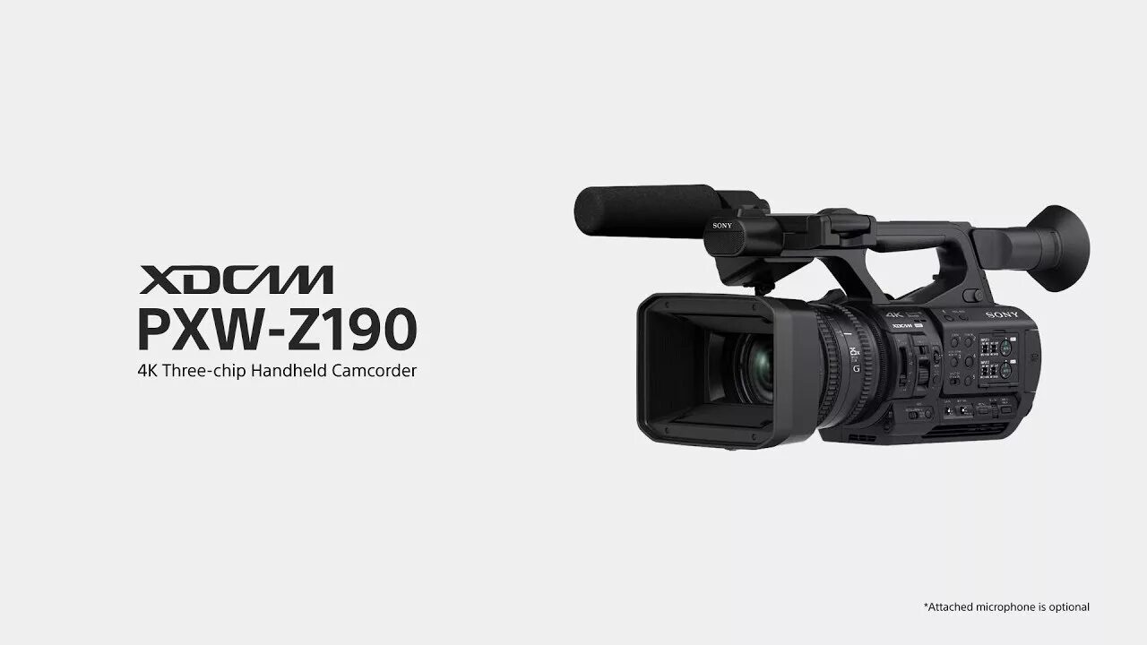 Sony pxw z190. Видеокамера Sony PXW-z190. PXW-z190.