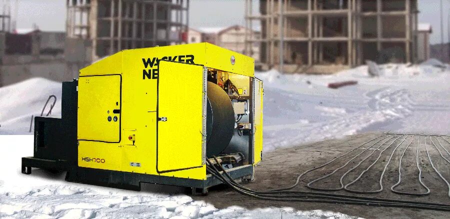Как ставить прогрев. Wacker neuson отогрев грунта. вакер нейсон прогрев бетона. установка оттаивания грунта и прогрева бетона wacker neuson hsh 700 g. установки для прогрева поверхностей wacker neuson hsh 700 g:.