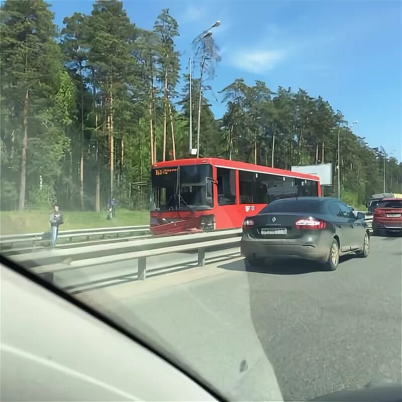 Авария в юдино. Пост на Горьковском шоссе. Горьковское шоссе Казань автобус.