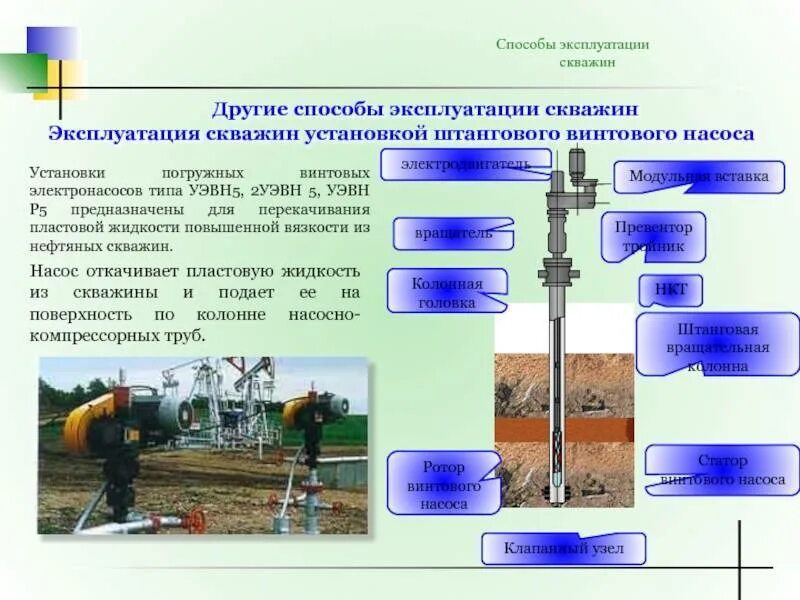 Эксплуатационные скважины. Схема скважины. Методы эксплуатации скважин. Эксплуатация скважин штанговыми скважинными насосными установками.