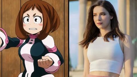 My Hero Academia Cosplayer Manipulates Gravity As Ochako Uraraka Dexerto. 