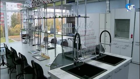 Лаборатория в кабинете химии