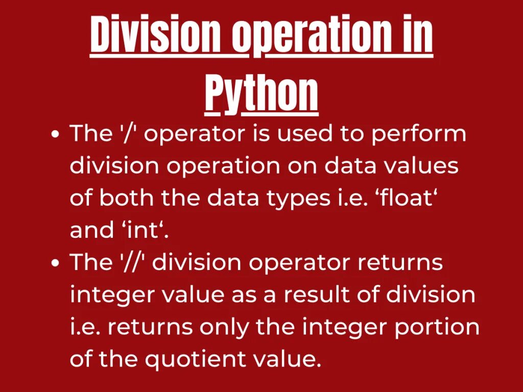 Div в питоне. The method of half division python.