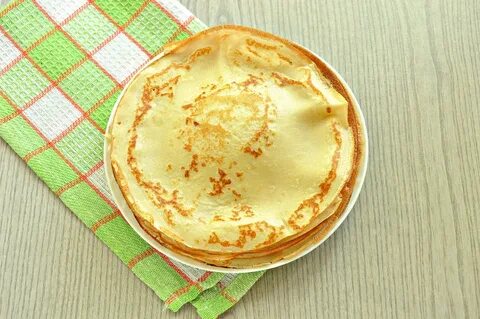 Блины классические тонкие с дырочками