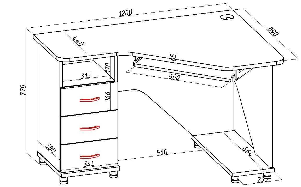 Высота пластикового стола. Стол компьютерный Сапсан КС-16у. Высота столешницы компьютерного стола. Ширина компьютерного стола стандарт. Стол компьютерный КС-002 чертеж.