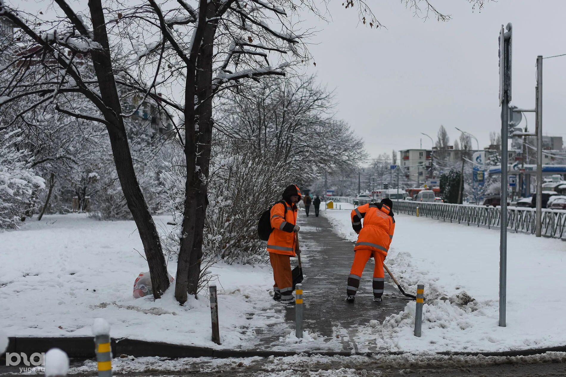 Погода краснодар снег