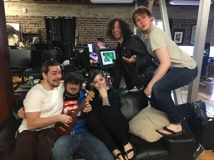 Arin, Cory Spazkid, Suzy, Ross, Danny and Chris (Oney) Game Grumps.