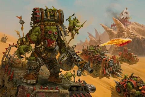 Warhammer 40000 orks art