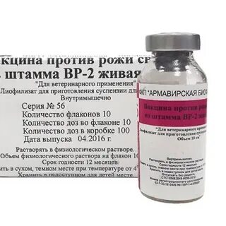 Вакцина рожи инструкция