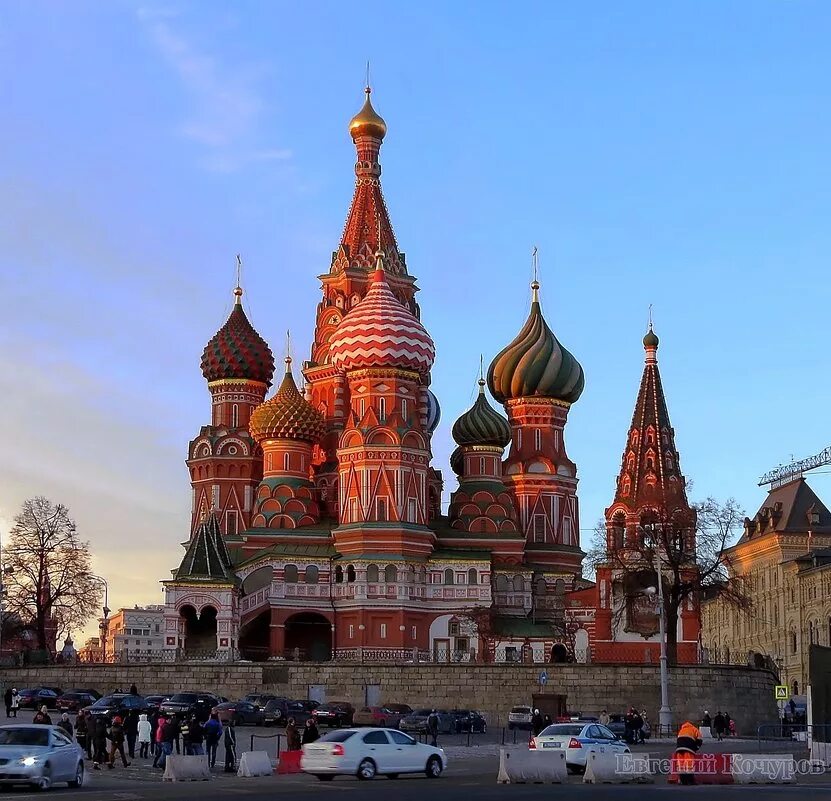 Храм Покрова на рву в Москве. Церковь на рву