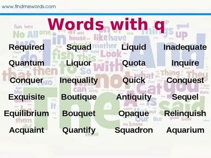 Words above
