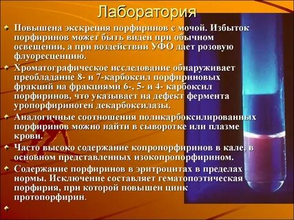 Порфирии анализы