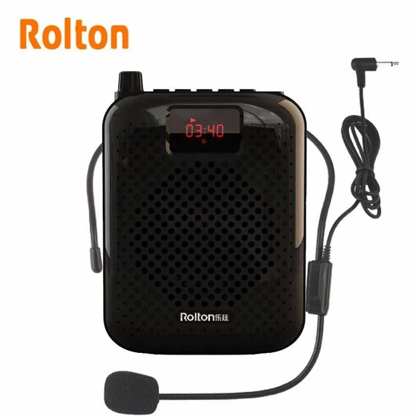 Микрофон гида. Громкоговоритель rolton k500. bluetooth-динамик rolton k500, громкий микрофон, усилитель голоса. громкоговоритель поясной мегафон для экскурсий с гарнитурой. портативный микрофон с динамиком для экскурсовода.