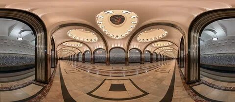 Московское метро станция маяковская