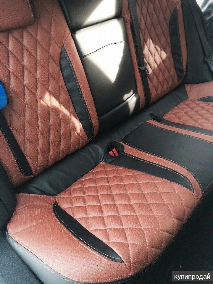 Автомобильные чехлы из экокожи. Пошив кожаных чехлов на авто. Автоателье в москве. Чехлы на фольксваген поло 2012. Коричневые чехлы из экокожи.