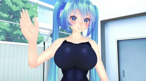 Hatsune Miku MMD Body Inflation "Not At All What You Think" .