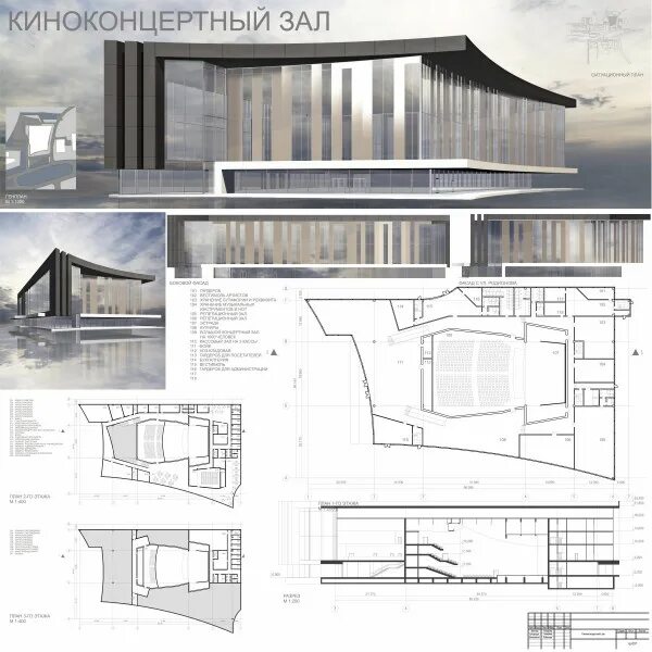 Концертный зал проект ННГАСУ. Концертный зал проект планировка. Проект Чечулин концертный зал. Киноконцертный зал Пенза разрезы. Проект концертного зала