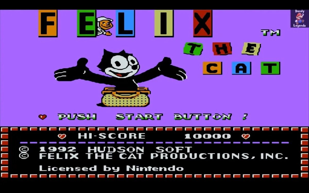 Nintendo cat. Игра на Денди про кота Феликса. Felix the Cat Денди. Felix the Cat игры для NES.