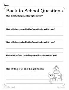 My school questions