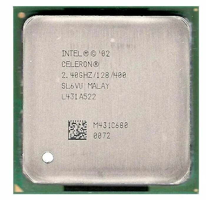 Интел селерон характеристики. Процессор Intel 02 Celeron 2ghz/128/400. Intel Celeron 2 60 GHZ 128 400 sl6vv. Процессор Intel '02 Celeron 2ghz/128/400 sl6vr Malay. Интел 02 селерон 2.6 ГГЦ 128 400.