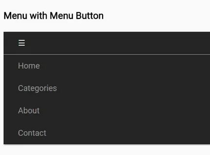 Top menu