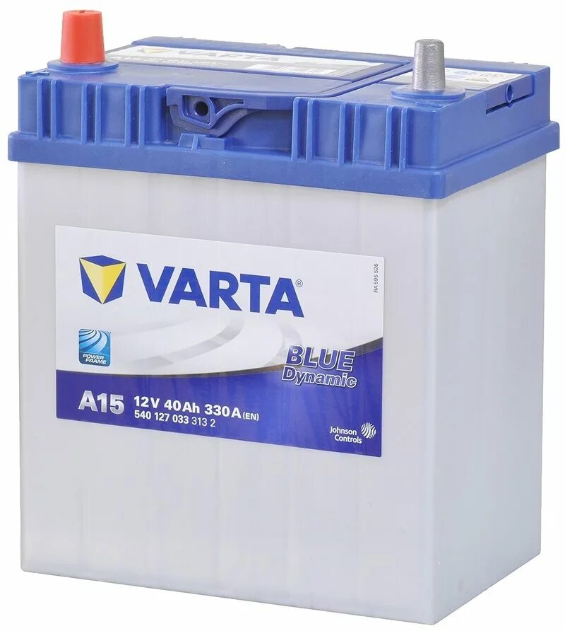 Аккумулятор 12v 40ah. 540126033 Varta. Varta 40 Ah. Аккумулятор 540126033. Аккумулятор Varta Blue Dynamic a15 40ah 330a (540 127 033).