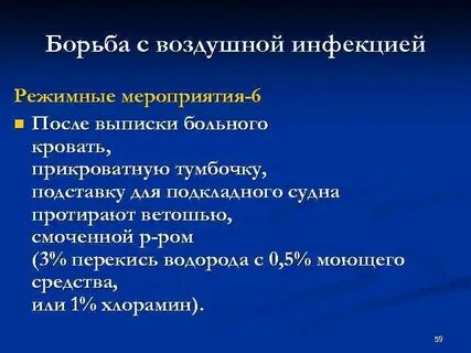 После выписки пациента
