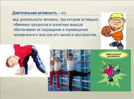 Презентация физическая активность