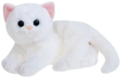 Игрушка белый кот