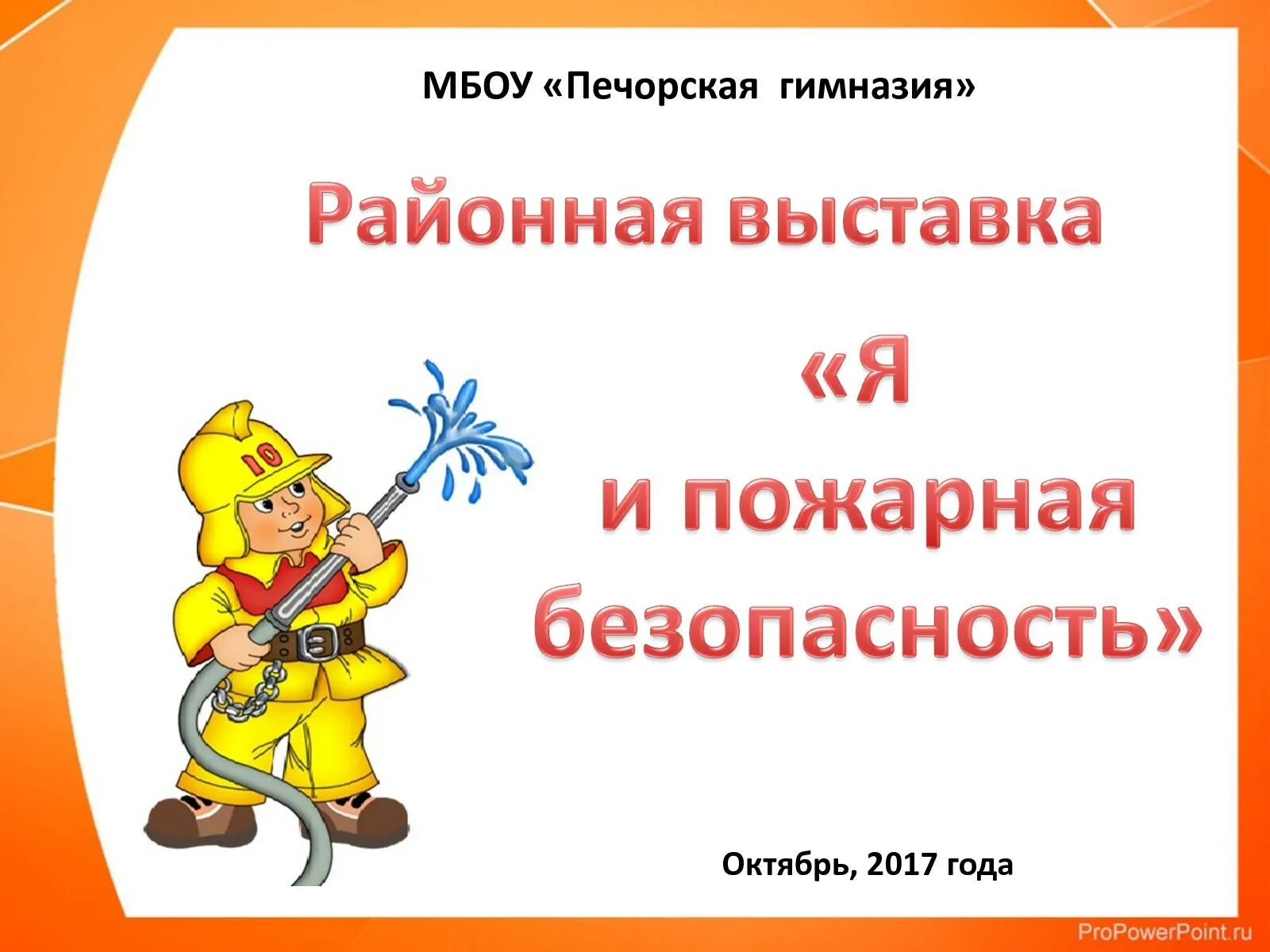Пожарная безопасность 2017