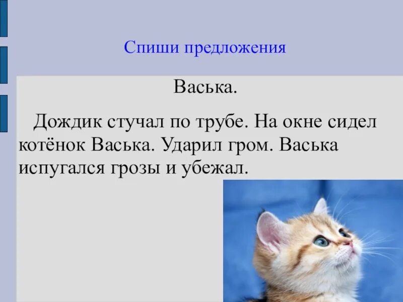 Списать текст. Маленькие 4 предложения. Текст для списывания 1 класс. Сложный план по теме частица. Предложения с 4 однородными подлежащими.
