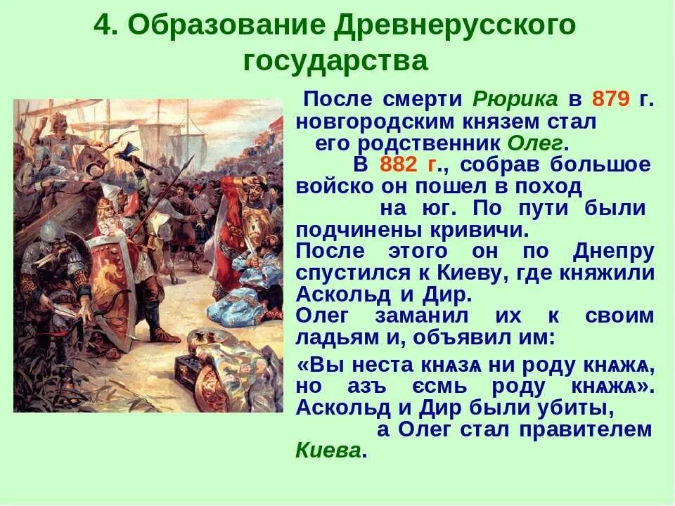 Когда основали русь. Конспект 6 класс история образование древнерусского государства. Конспект по истории 6 класс образование древнерусского государства. К/К по истории 6 класс образование древнерусского государства. Конспект по теме образование древнерусского государства кратко.