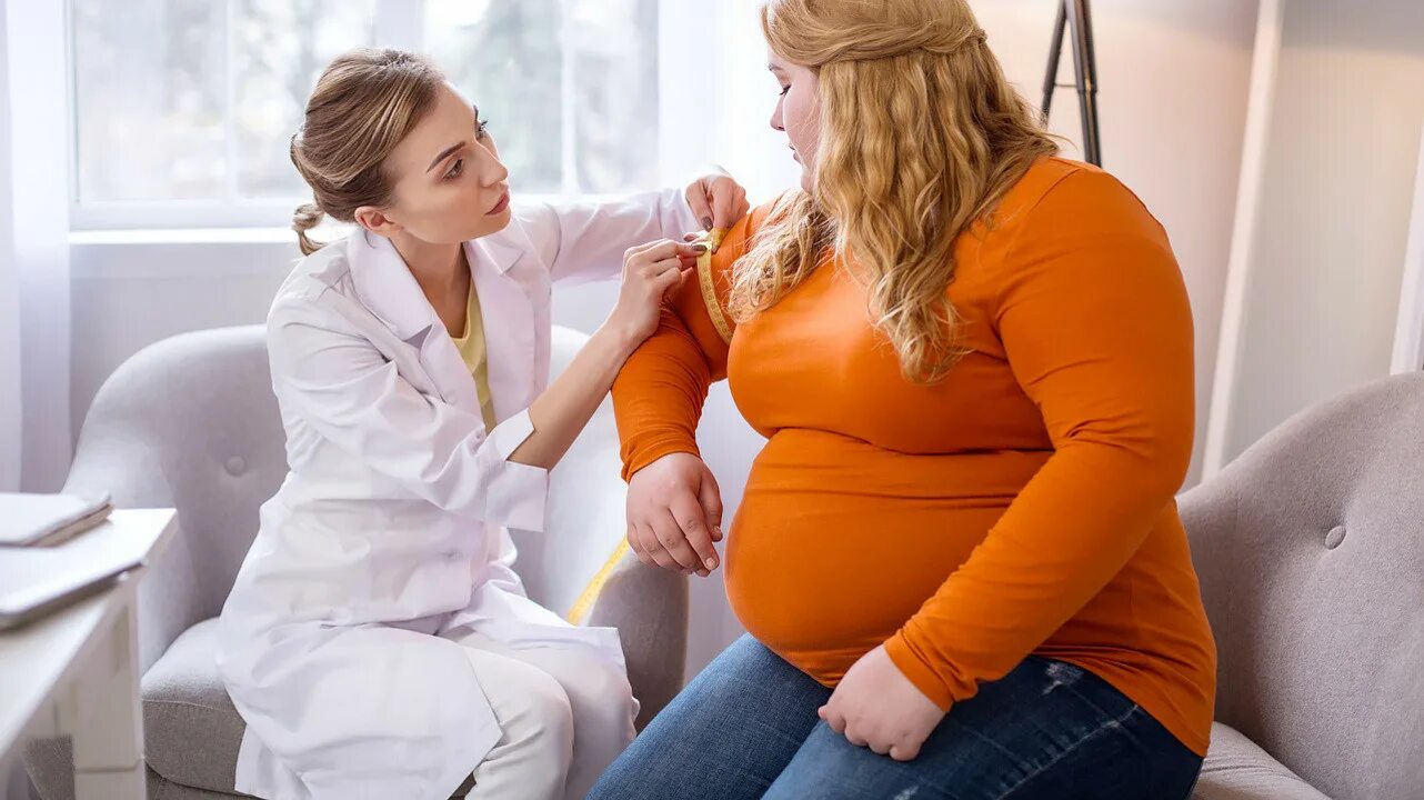 Ожирение у беременных. Беременные сслишним весом.