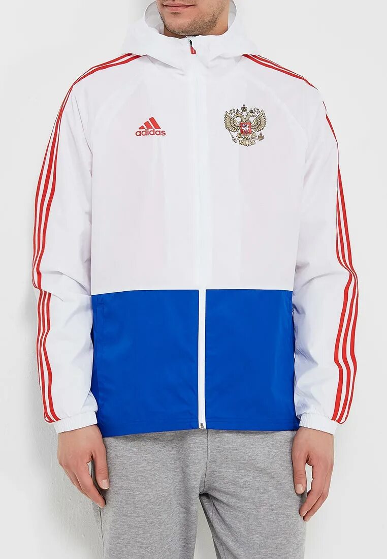 Ветровка adidas Russia Rain JKT ce8783. Куртки adidas RFU Russia. Ветровка adidas Russia 2018 presentation Jacket. Олимпийка адидас Россия белый синий красный. Адидас сборная россии