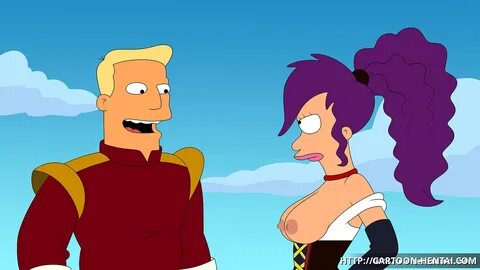 Leela Turanga and Zapp Brannigan want some sex fun.