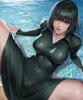 Anime 4737x5697 Fubuki One-Punch Man anime anime girls dark hair artwork dr...