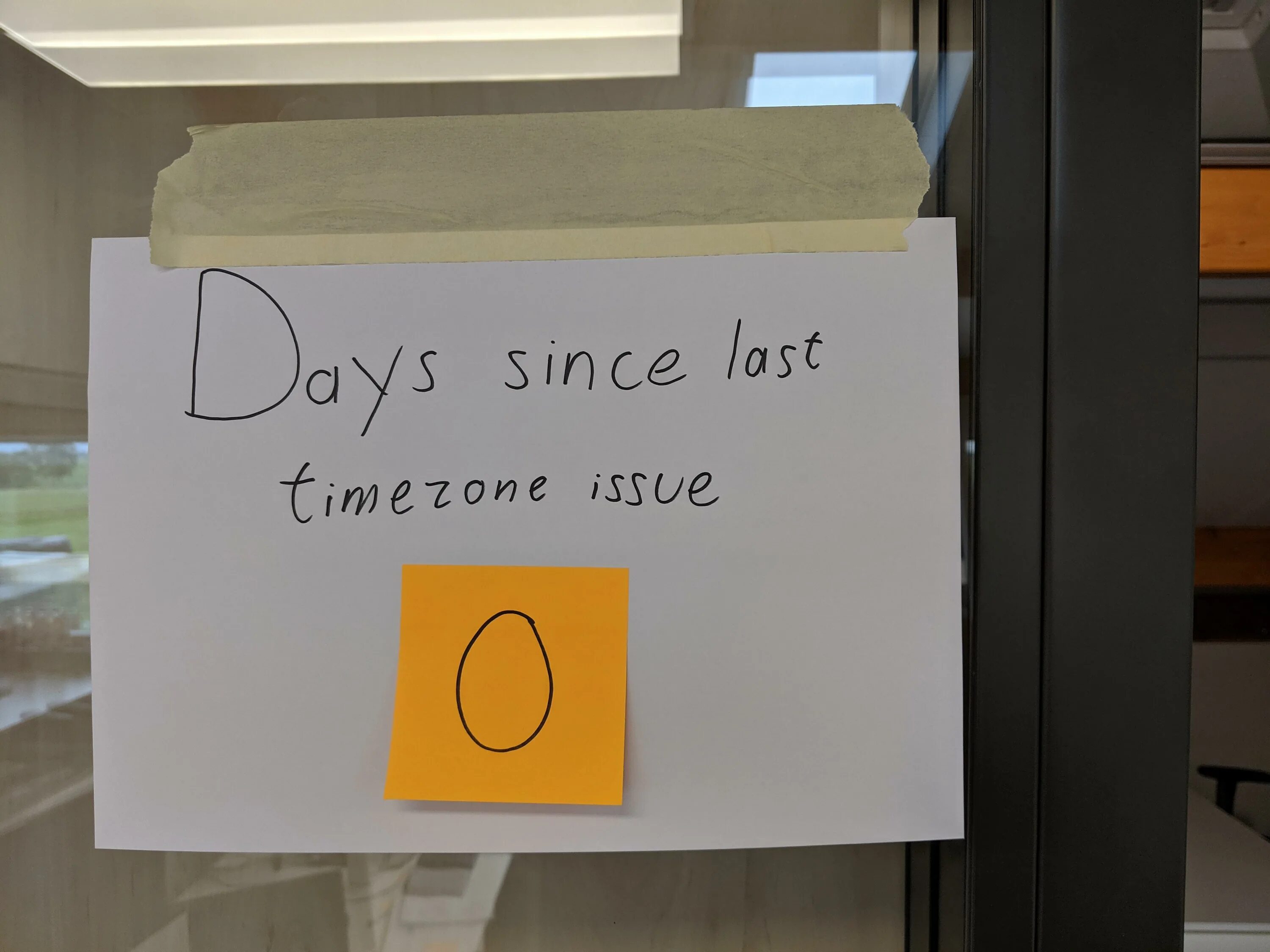 Days since last. Days since last timezone Issue. Days since last time Zone Issue -1. Days without.