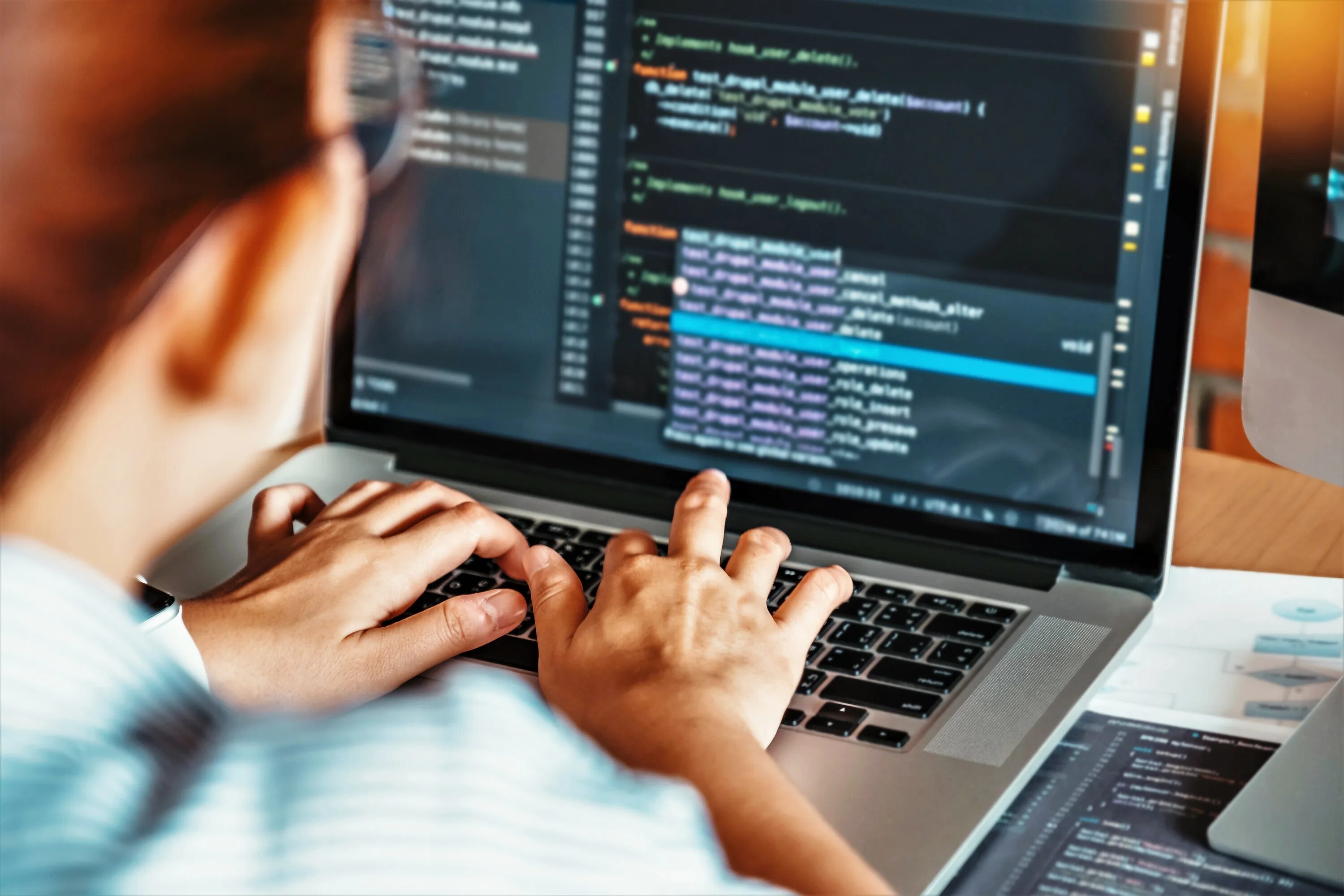 Developing program