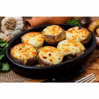 Грибы под сыром в духовке рецепт