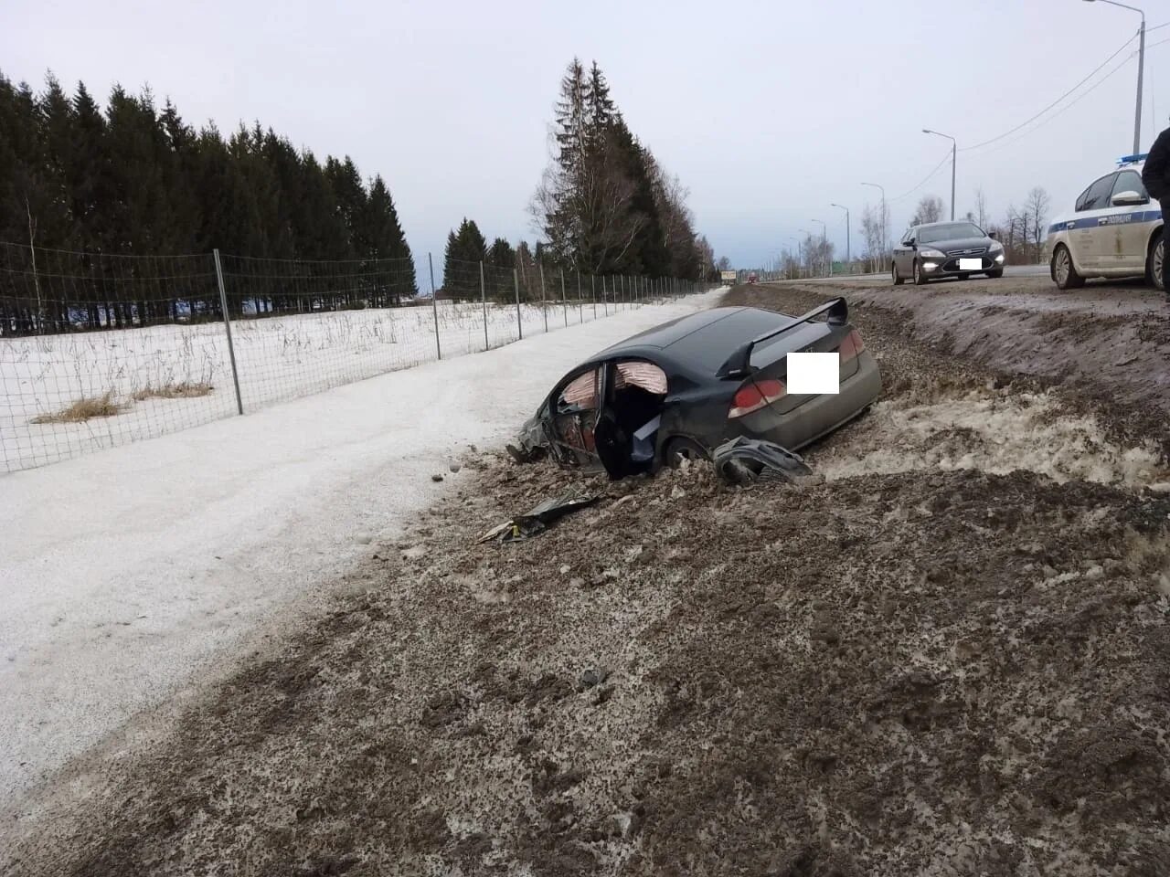 ДТП В Ярославской области. Кювет. Крупное ДТП В Ярославской области.