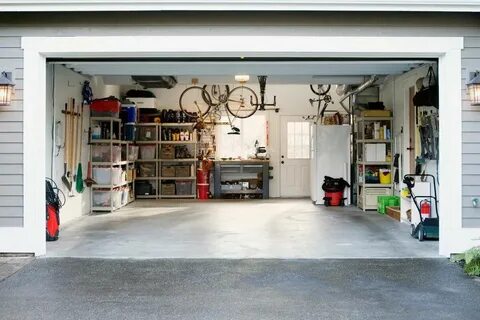 Обустройство гаража внутри.