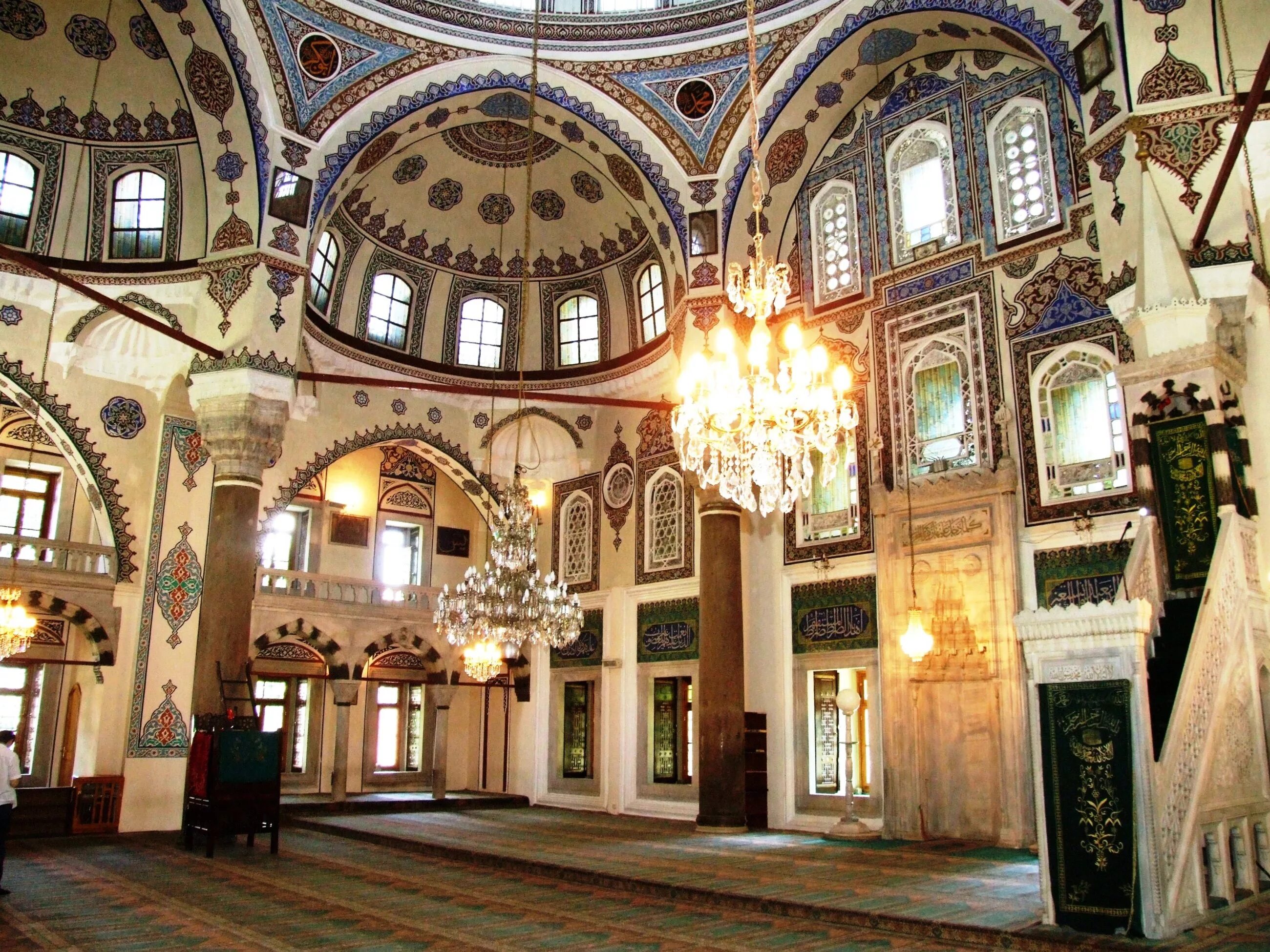 Мечеть Султана Эйюпа в Стамбуле. Мечеть Султана Эйюпа (Eyüp Sultan Camii). Мечеть Сулеймание в Стамбуле внутри.