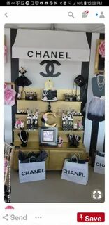 Фотозона в стиле шанель.