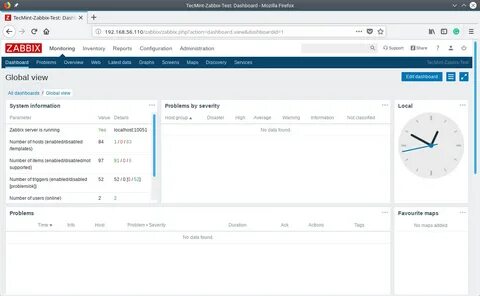Zabbix web