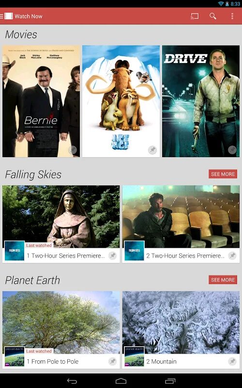 Google Play movies & TV.