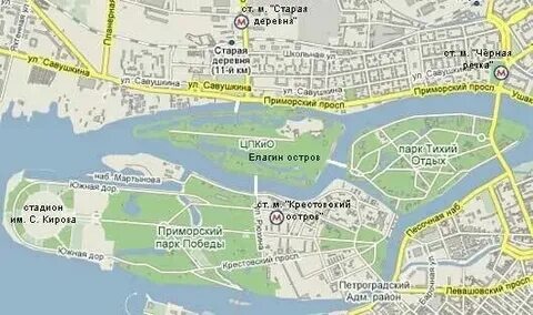 Как доехать до приморского парка