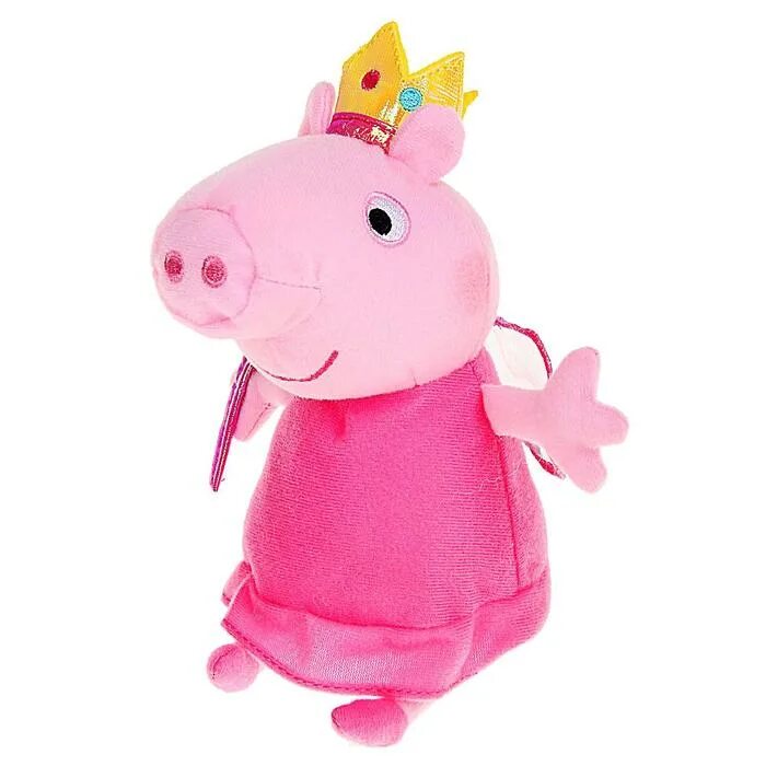 Мягкая игрушка Росмэн Peppa Pig Пеппа Фея с палочкой 20 см. Свинка Пеппа Фея мягкая игрушка. Свинка Пеппа Феечка. Свинка Пеппа 20 см игрушка мягкая.