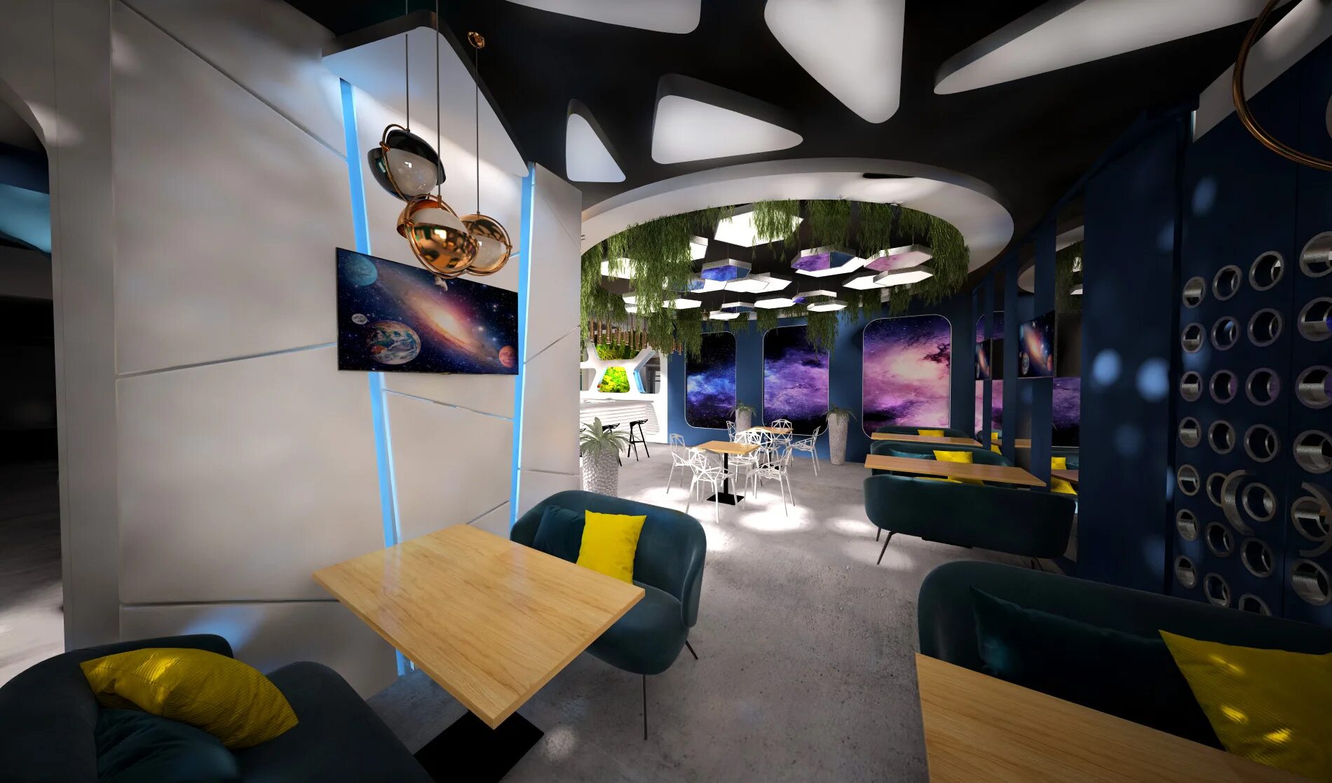 Space place. Космический ресторан. спейс плейс. зал спейс. space place ставрополь.