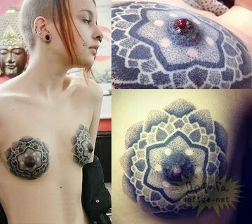 Slideshow spiderweb boob tattoo.