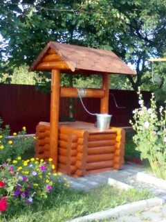 Красивый колодец своими руками